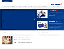 Tablet Screenshot of messer-coupage.fr